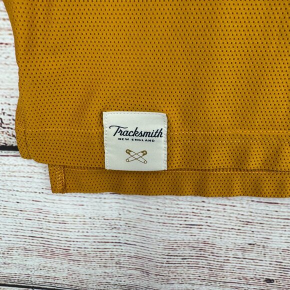 Tracksmith Athletic Shorts and Tank Set in Mustard and White - Picture 12 of 16